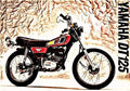 1977 dt125 motorbike A4 Photo Print