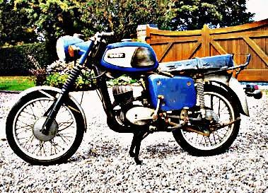 1977 mz motorbike A4 Photo Print