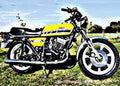1977 rd400e motorbike A4 Photo Print