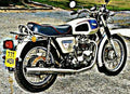 1977 silver jubilee motorbike A4 Photo Print
