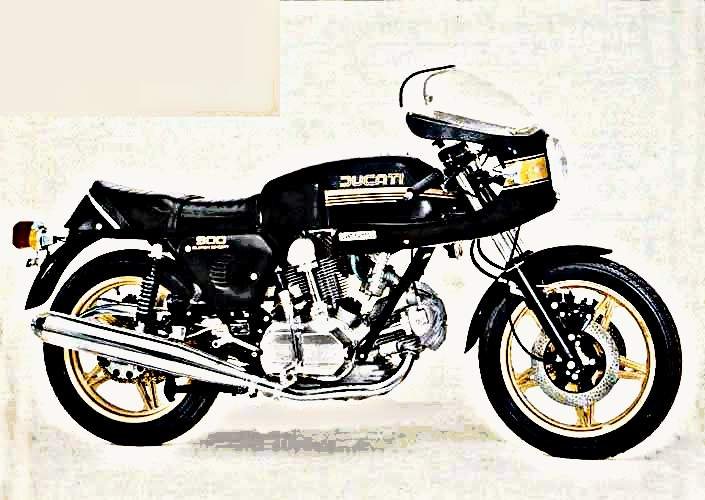 1978 900ss motorbike A4 Photo Print