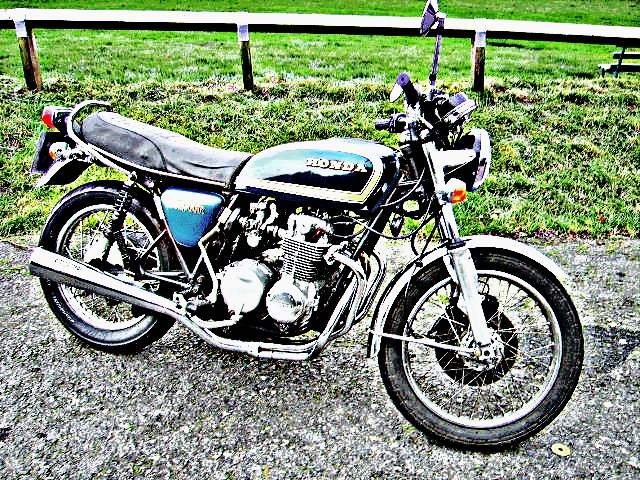 1978 Honda Cb550 F2 motorbike A4 Photo Print