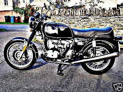 1978 bmw r60 motorbike A4 Photo Print