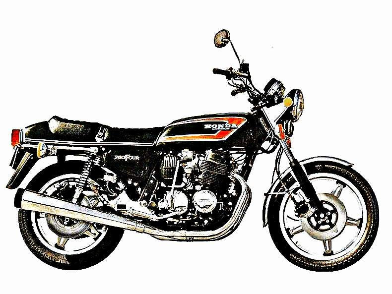 1978 cb750f2 motorbike A4 Photo Print