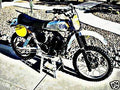 1978 cr390 motorbike A4 Photo Print