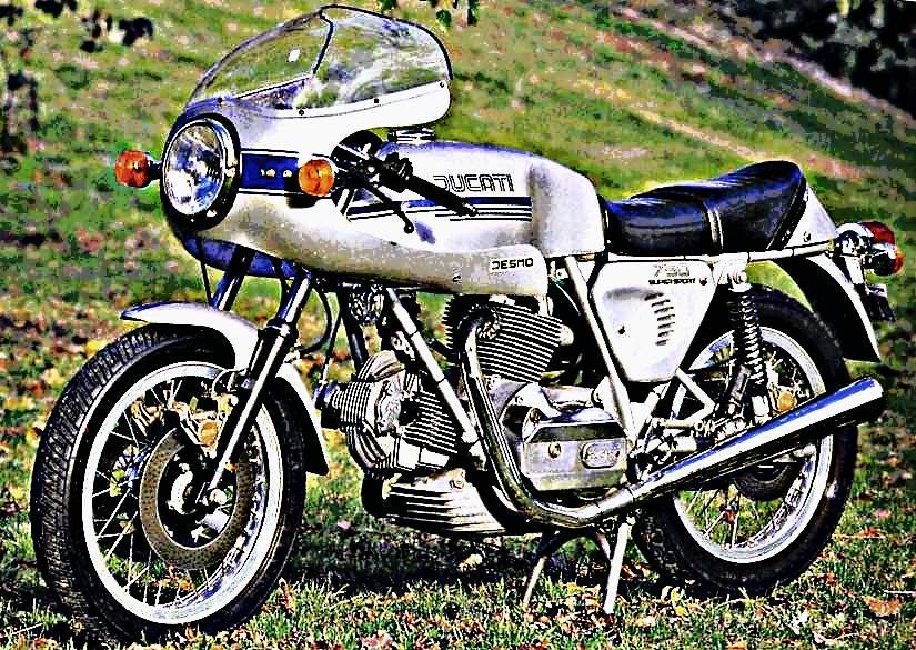 1978 ducati 750 ss motorbike A4 Photo Print
