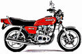 1978 gs400e motorbike A4 Photo Print