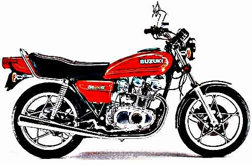 1978 gs400e motorbike A4 Photo Print