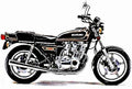 1978 gs750 e motorbike A4 Photo Print