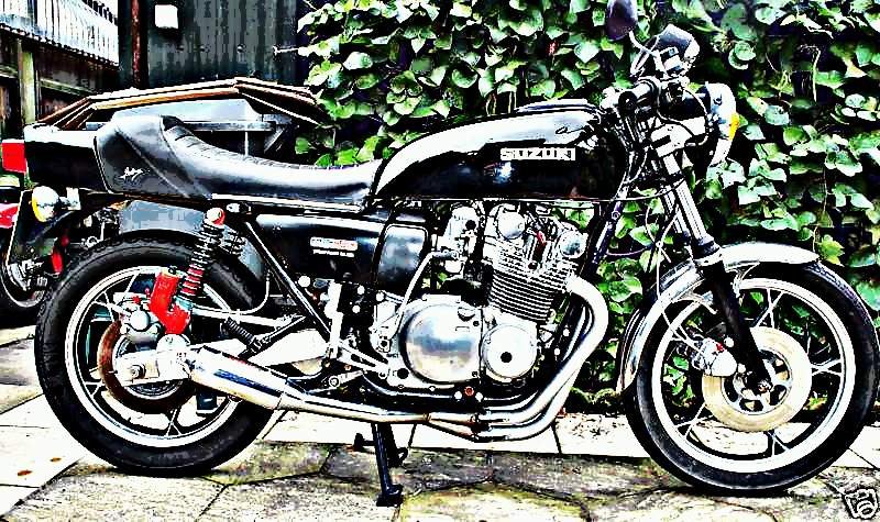1978 gs750e motorbike A4 Photo Print
