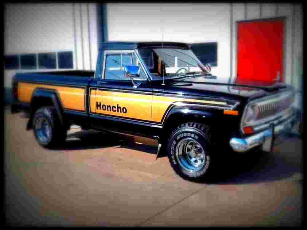 1978 jeep j10 honcho A4 Photo Print