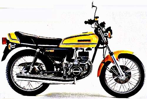 1978 rg125 motorbike A4 Photo Print