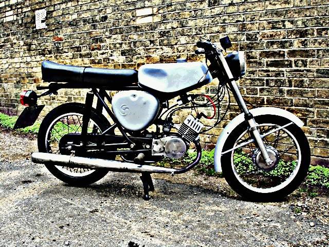 1978 simson s50b1 motorbike A4 Photo Print