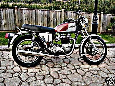 1978 t140v motorbike A4 Photo Print