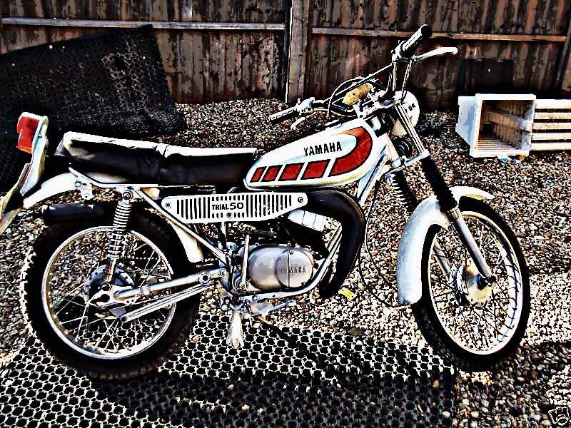 1978 ty50 motorbike A4 Photo Print