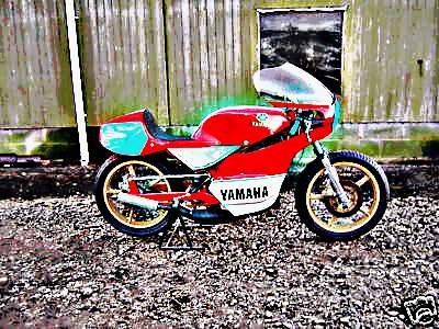1978 tz350 motorbike A4 Photo Print