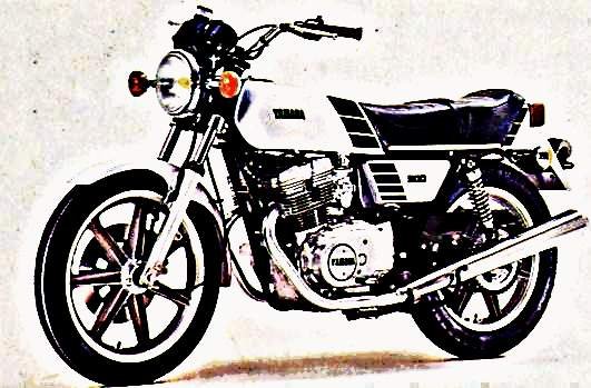 1978 xs500c motorbike A4 Photo Print