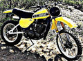 1978 yz400 motorbike A4 Photo Print