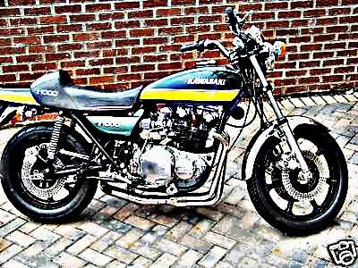 1978 z1000 motorbike A4 Photo Print
