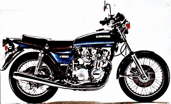 1978 z650 motorbike A4 Photo Print