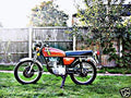 1979 cb125 motorbike A4 Photo Print