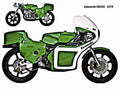 1979 kawasaki kr250 motorbike A4 Photo Print