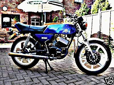 1979 rd200 dx motorbike A4 Photo Print