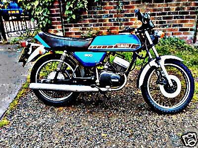 1979 rd200 motorbike A4 Photo Print
