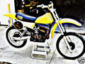 1979 suzuki rm125 motorbike A4 Photo Print