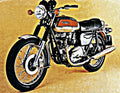 1979 t140e motorbike A4 Photo Print