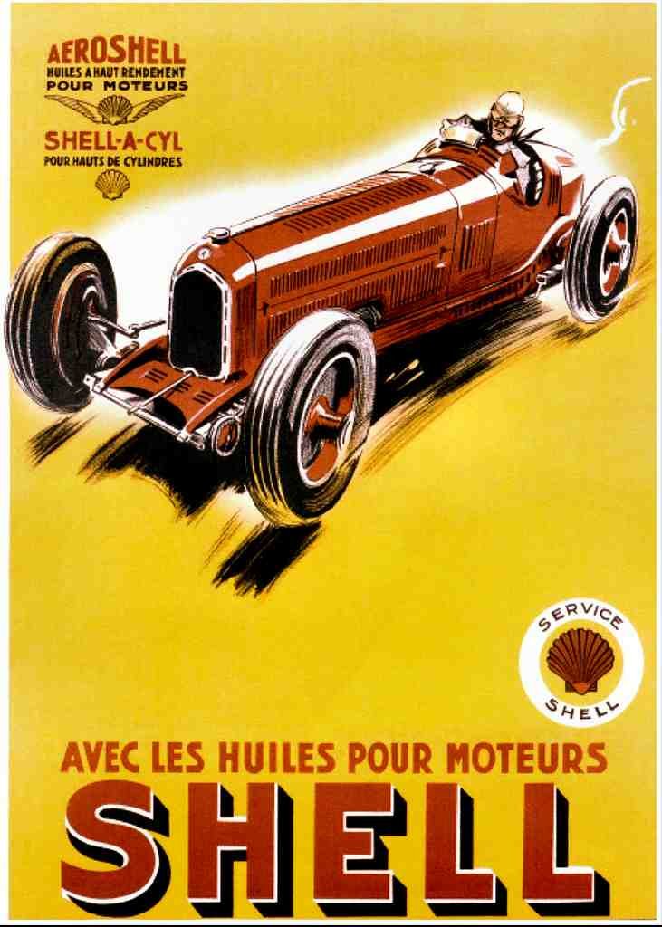 198 Shell Vintage A4 Photo Print