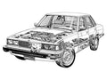 1980 Toyota Cressida cutaway A4 Photo Print
