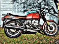 1980 bmw r80 motorbike A4 Photo Print