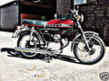 1980 fs1e motorbike A4 Photo Print
