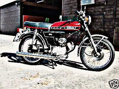 1980 fs1e motorbike A4 Photo Print