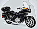 1980 gl1100 interstate motorbike A4 Photo Print