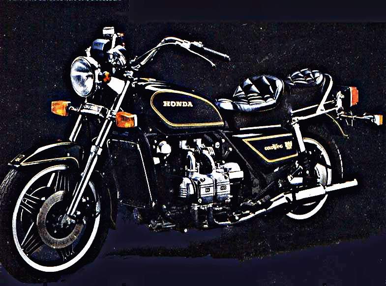 1980 gl1100 motorbike A4 Photo Print