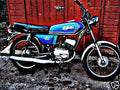 1980 rs100 motorbike A4 Photo Print