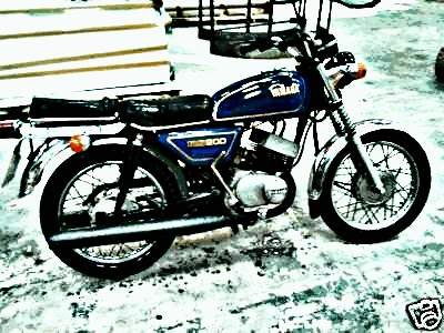 1980 rs200 motorbike A4 Photo Print