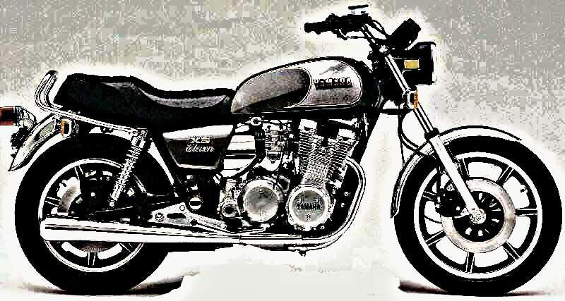 1980 xs1100g motorbike A4 Photo Print