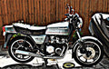1980 z550 motorbike A4 Photo Print