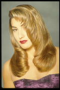 198000 Smooth, Sleek Evening Look, One Eye Covered A4 Photo Print
