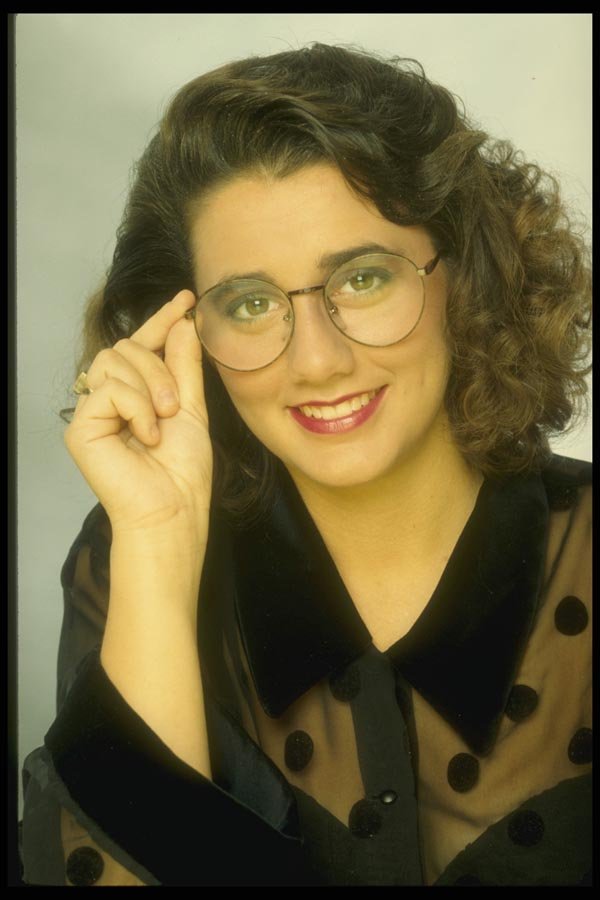 198006 Friendly Smiling Look, Model Wearing Glasses A4 Photo Print