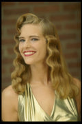 198016 Cascading Waves Of Long Blonde Hair A4 Photo Print