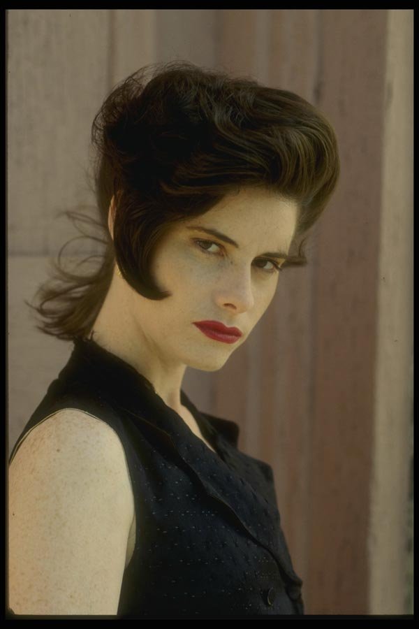 198034 New Wave Chic, Outdoor Short Hair, Wind Blown A4 Photo Print