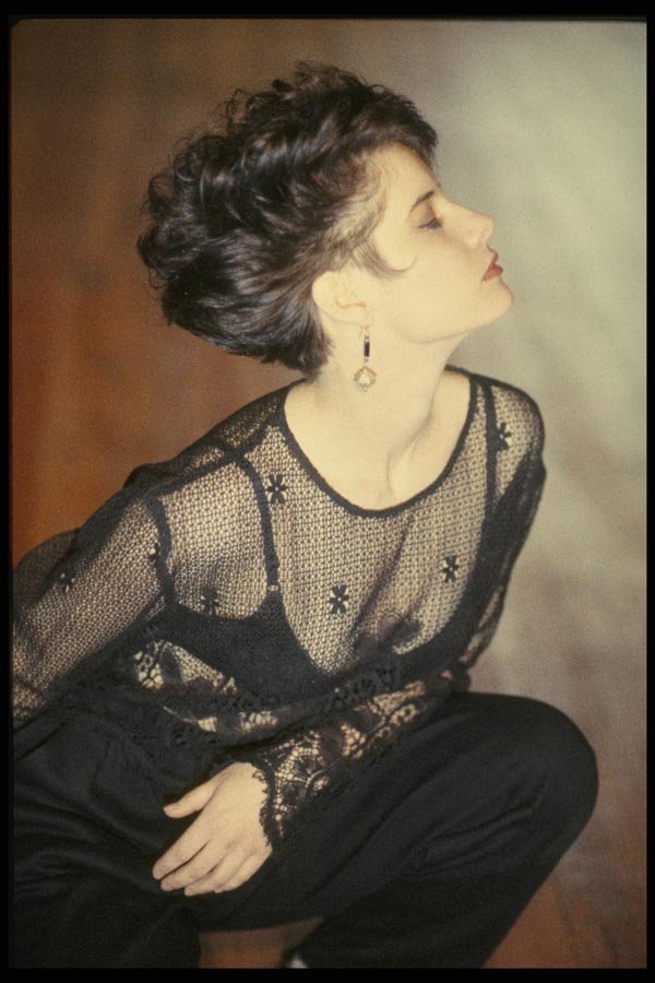 198048 Private Dancer, Black Net Top & Dramatic Pose A4 Photo Print