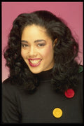 198062 Black Model, Smiling A4 Photo Print