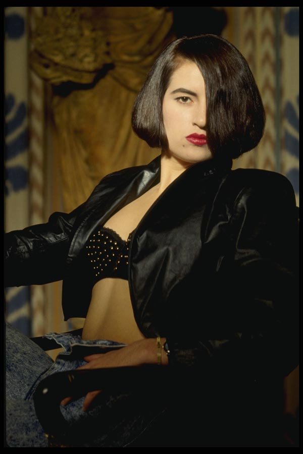 198086 Dramatics, Leather, Studs & Utra Chic Stylized Hair A4 Photo Print