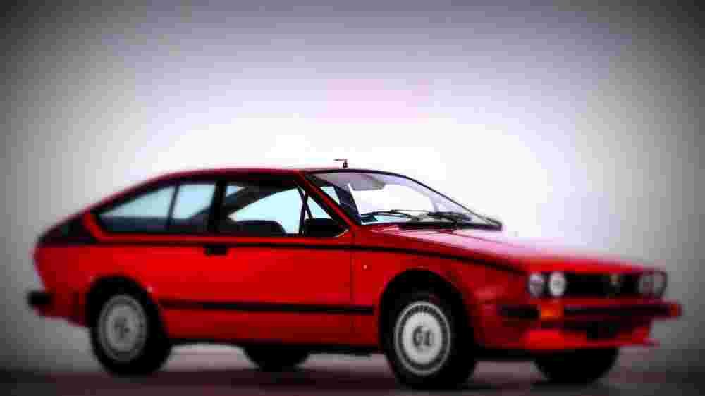 1981 Alfa Romeo Alfetta GTV Grand Prix A4 Photo Print