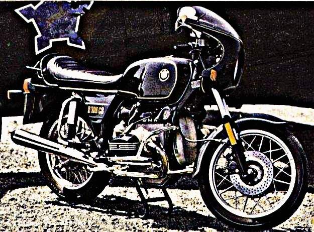 1981 bmw r 100cs motorbike A4 Photo Print